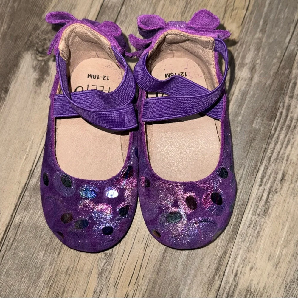 Monkey Feet Purple Sandals with Whimsical Embellishments